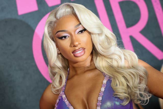 <p>Megan Thee Stallion at AMC Lincoln Square Theater in New York City on 8 January 2024 </p>