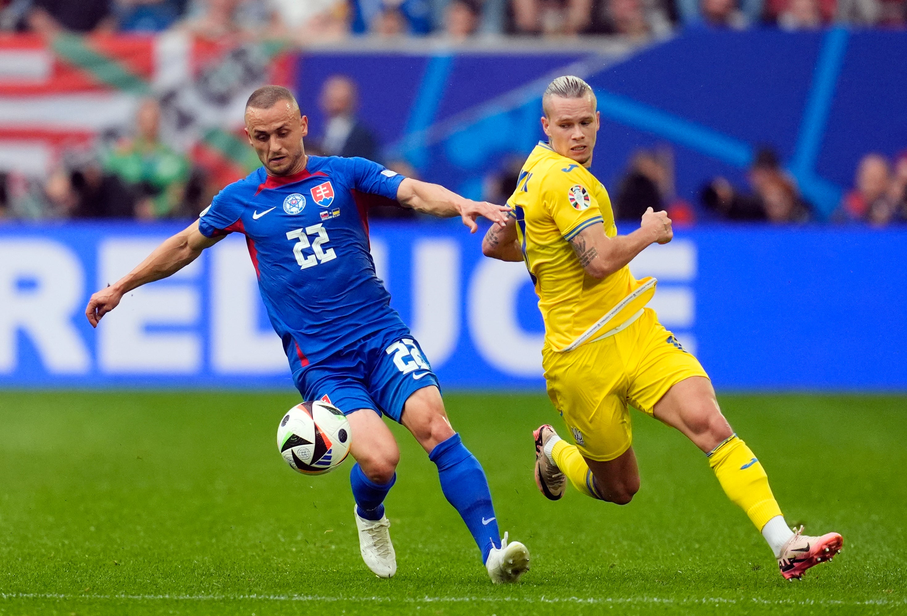 Midfielder Stanislav Lobotka has benefitted from Slovakia’s more intense playing style