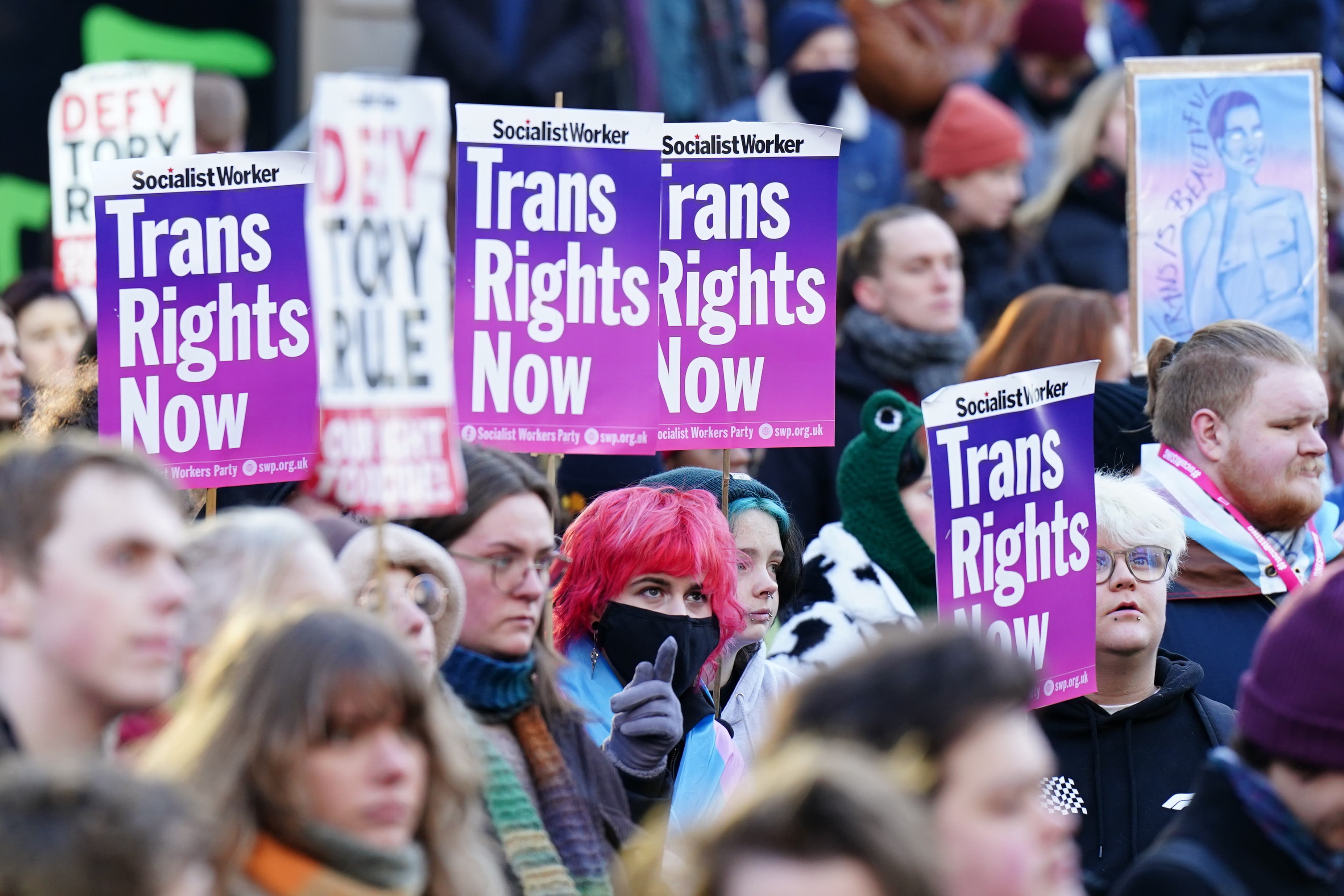 Holyrood passed gender recognition reform legislation in 2022 (Jane Barlow/PA)