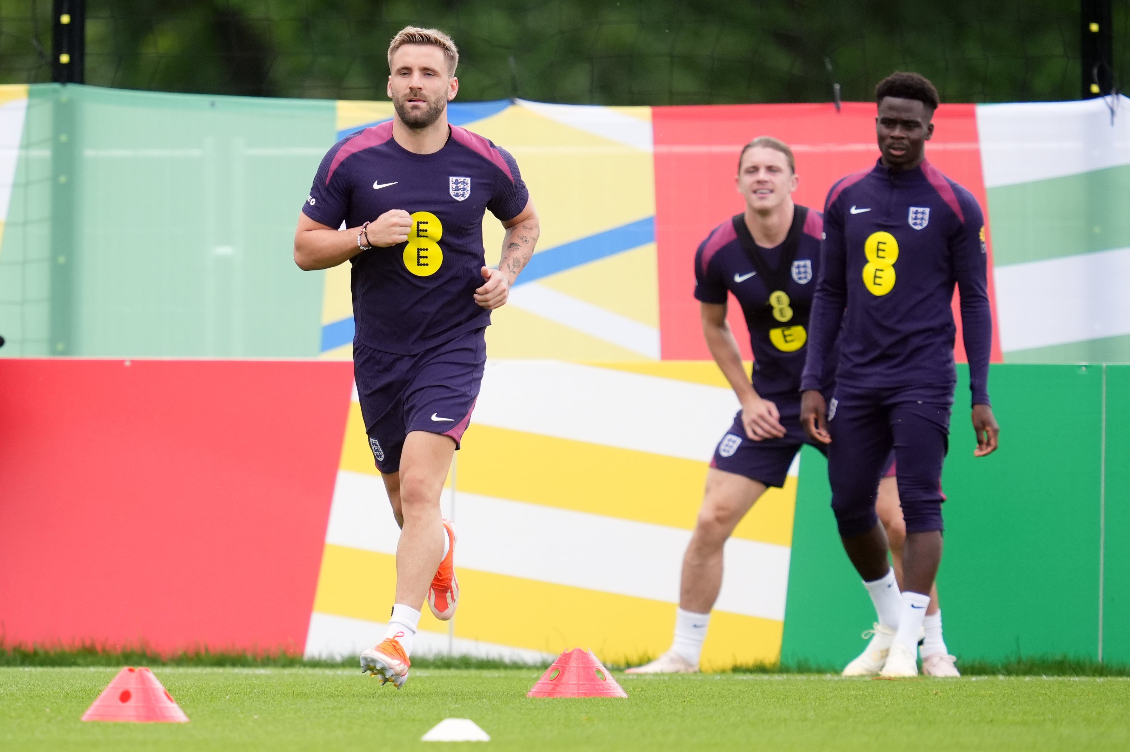 Luke Shaw is closing in on a return to fitness (Adam Davy/PA)