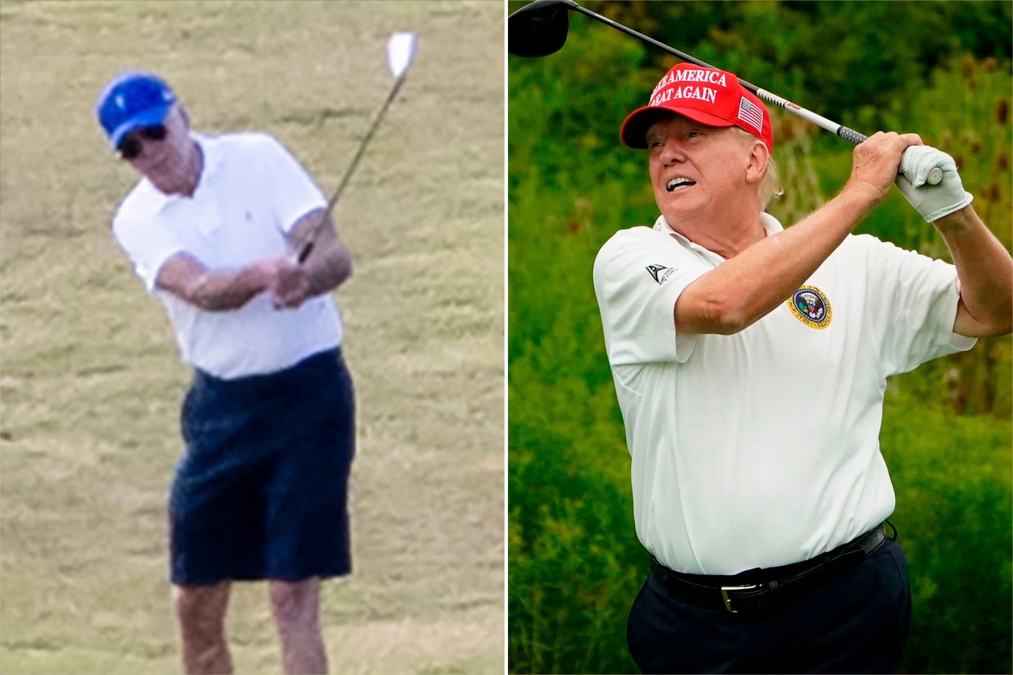 golf course, joe biden, donald trump, us election 2024, biden and trump clashed over golf at debate – but who really is the best golfer?