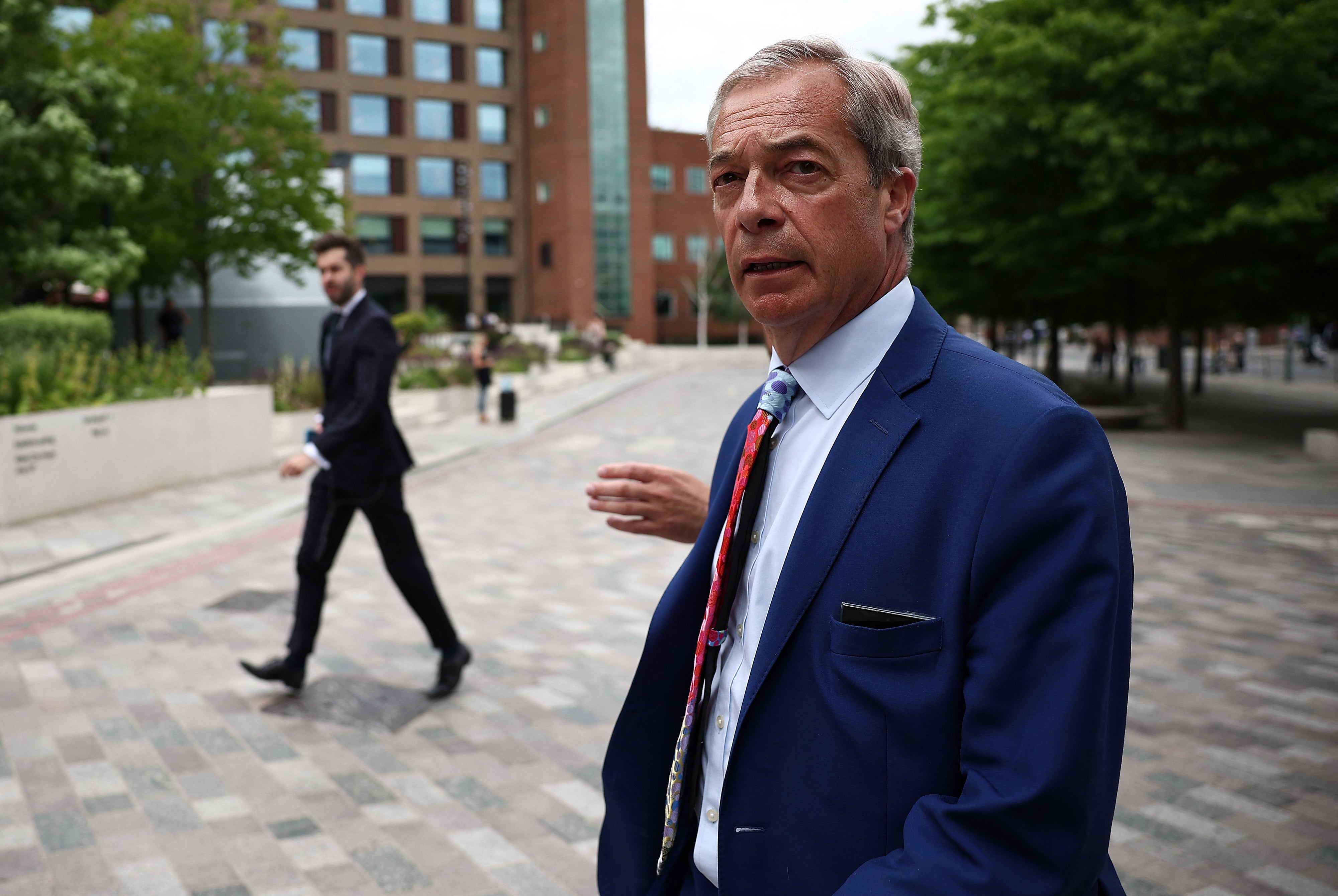 Nigel Farage’s suggestion the incident was a ‘set up’ were quickly shot down