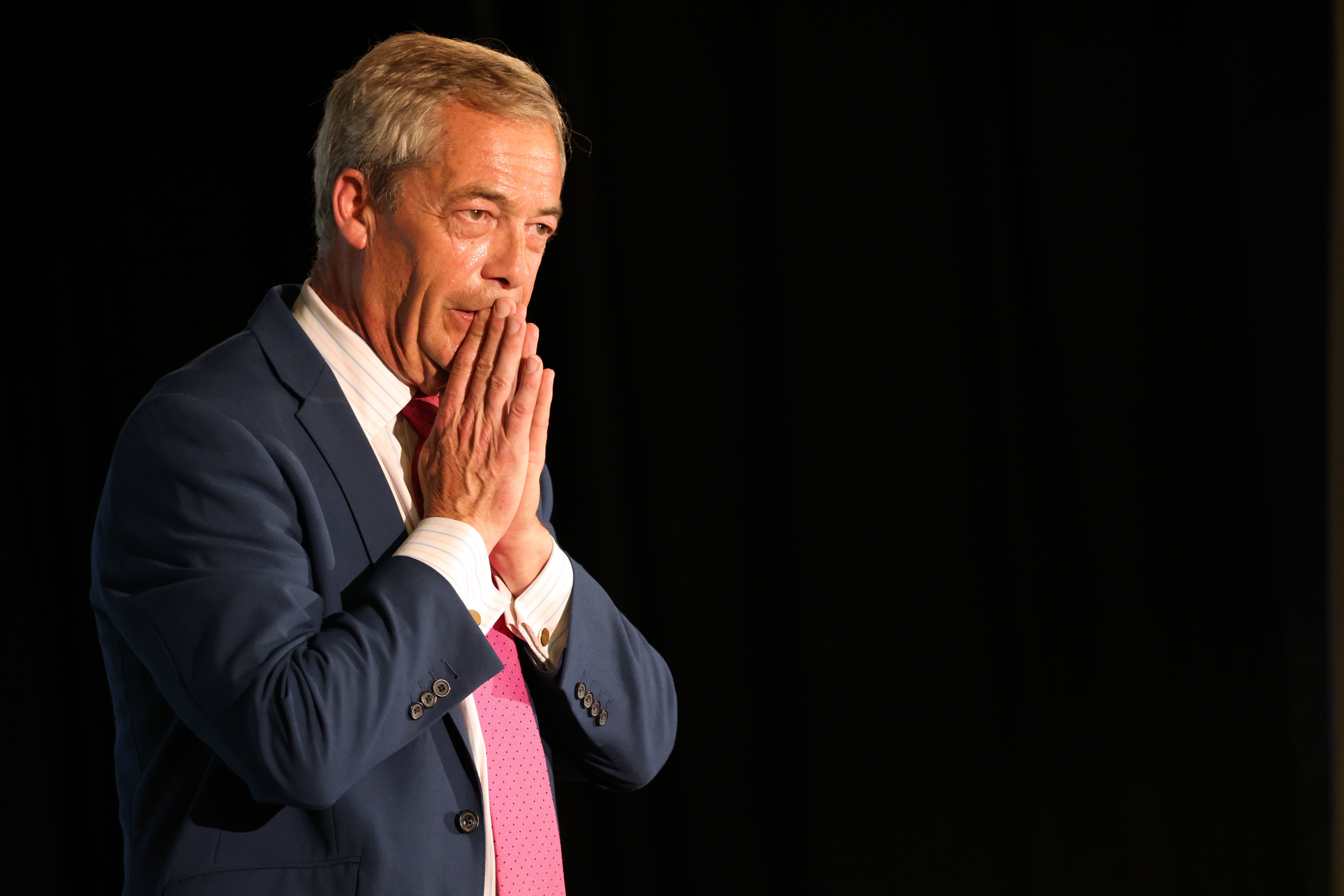 Reform UK leader Nigel Farage has sought to distance himself from his campaigners’ comments (Paul Marriott/PA)