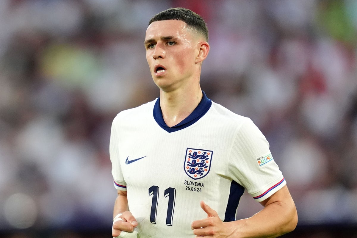 Phil Foden returns to England training in Germany after birth of his third child