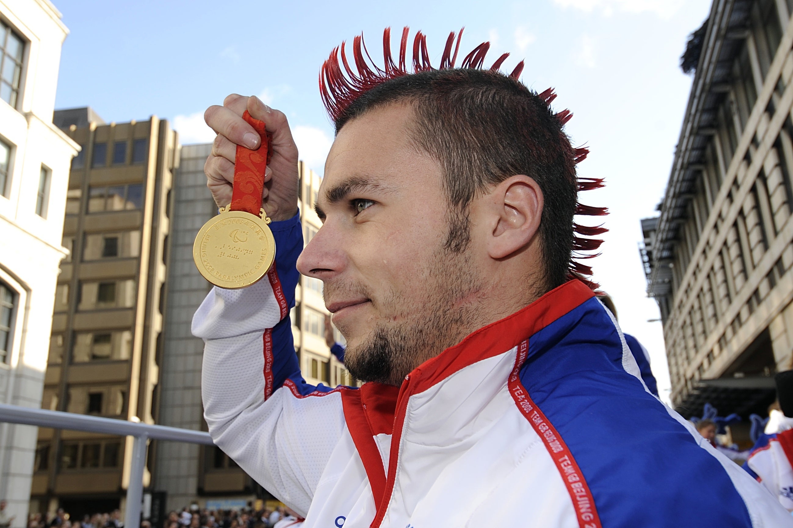 Matt Skelhon won gold on his Paralympic debut in 2008 (Rebecca Naden/PA)