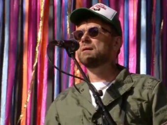Damon Albarn made a surprise appearance at Glastonbury during Bombay Bicycle Club’s set