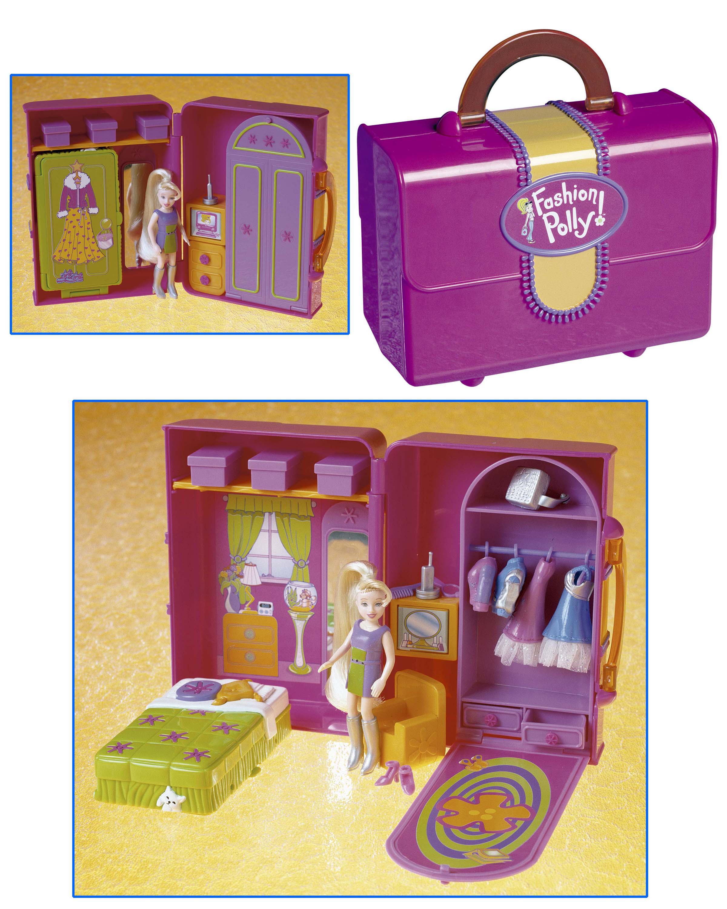 Polly Pocket dolls, like those pictured, came in compact plastic cases that unfolded into dollhouses. Mattel announced a ‘Polly Pocket’ film directed by Lena Dunham in 2021