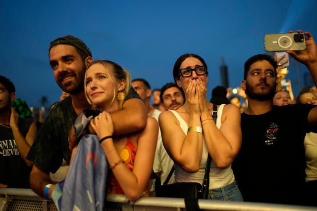 ISRAEL-SOBREVIVIENTES DE FESTIVAL