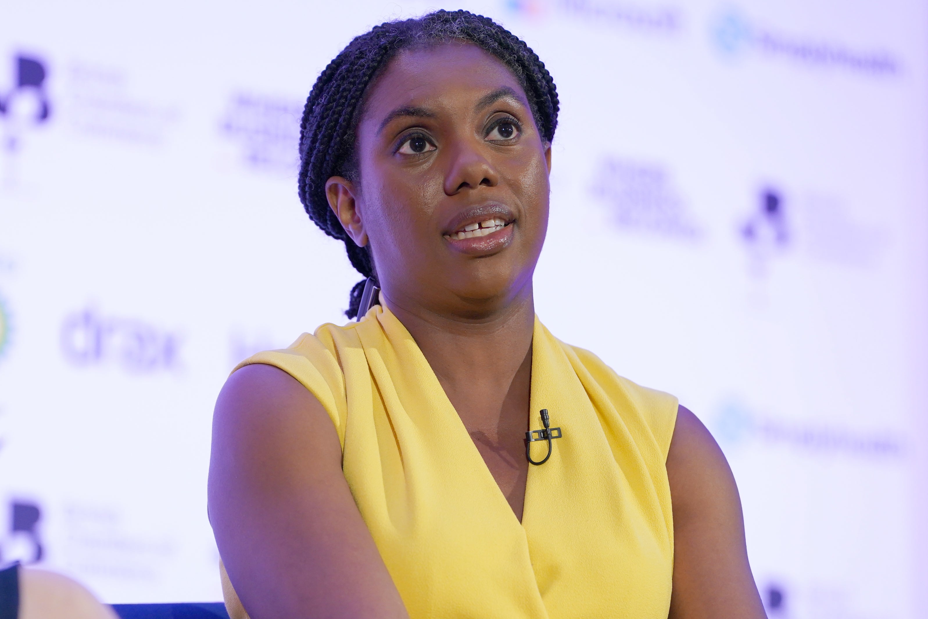 Business Secretary Kemi Badenoch said Reform candidates were the ‘offcuts’ from other parties (Lucy North/PA)