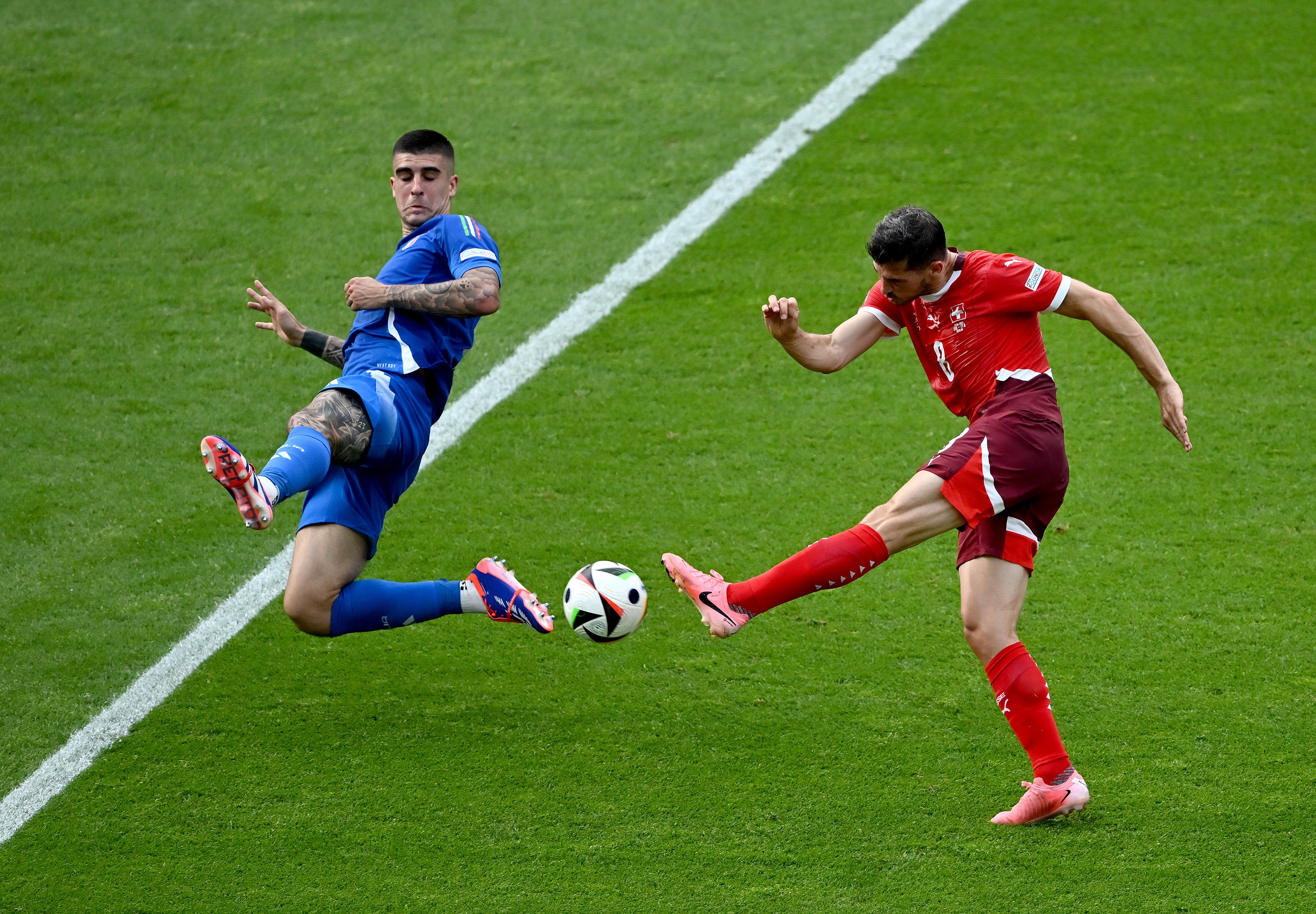 italy football, switzerland football, euro 2024, granit xhaka, luciano spalletti, out-thought and outplayed: how insipid italy tumbled out of euro 2024