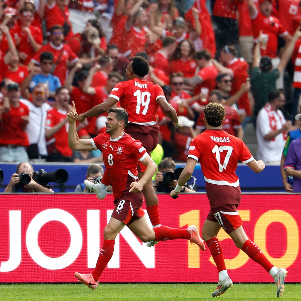 Switzerland v Italy LIVE: Final score and result as Ruben Vargas knocks champions out of Euro 2024 | The Independent