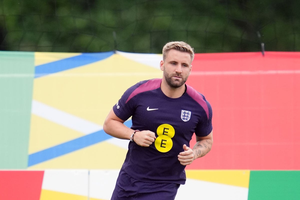 Luke Shaw not ready to start for England against Slovakia but could feature