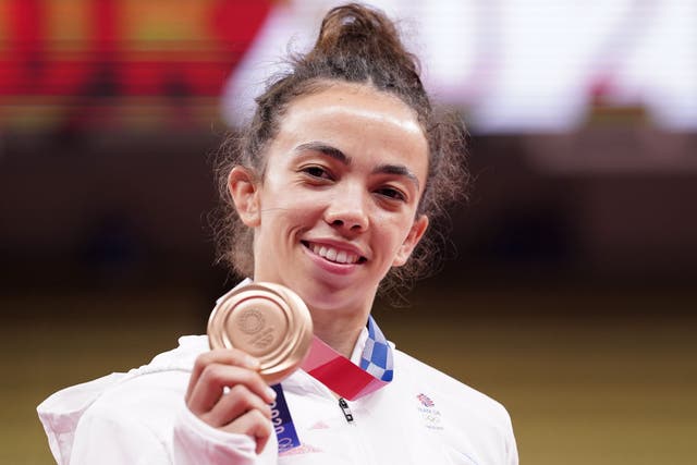 Chelsie Giles won the first of Team GB’s 64 medals at Tokyo 2020 (Danny Lawson/PA)