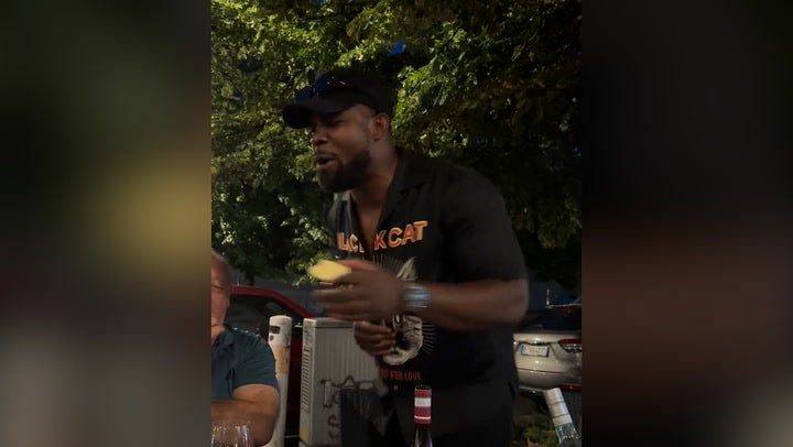 <p>Micah Richards belts out Bob Marley song with Danny Murphy and Alan Shearer.</p>