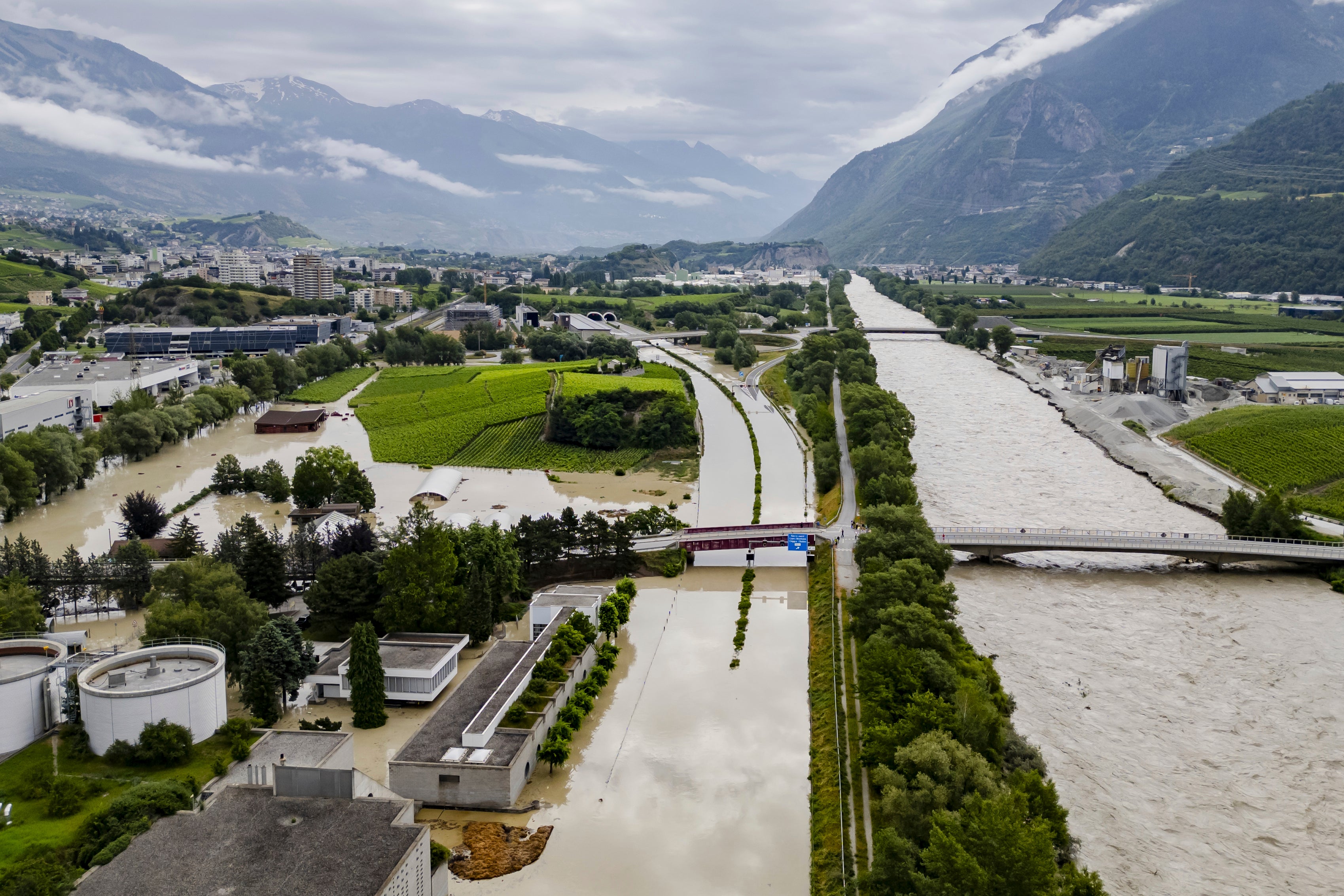 Switzerland Europe Storms