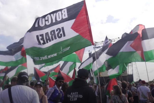 <p>From Palestine to Gail Platt - The flags of Glastonbury 2024.</p>