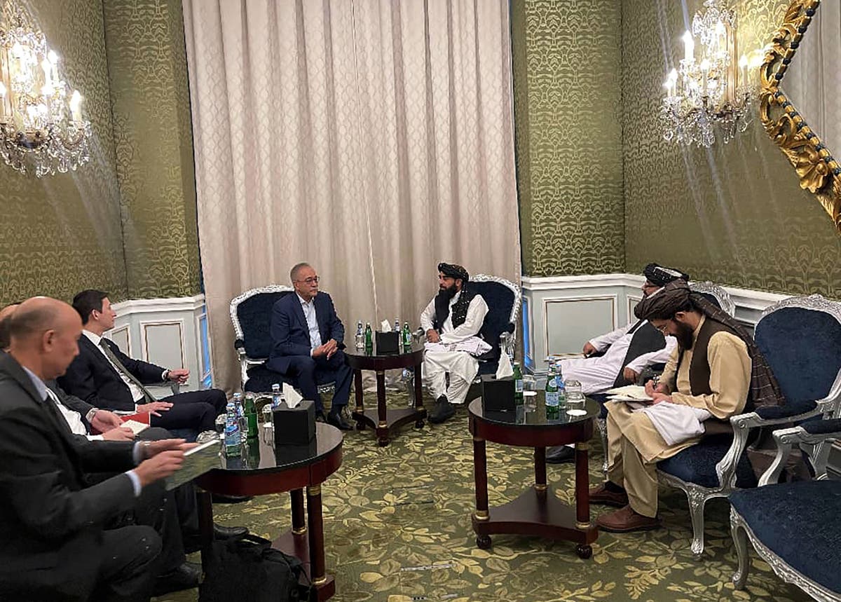 A Taliban delegation attends a UN-led meeting in Qatar on Afghanistan, with women excluded