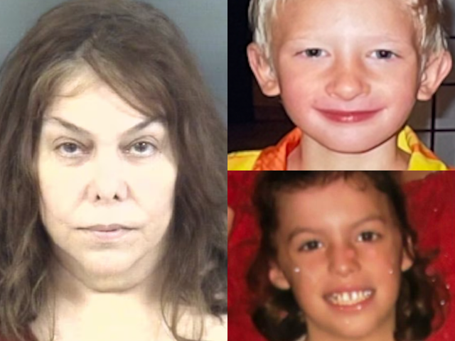 <p>Avantae Deven (left) faces multiple charges relating to the disappearance and death of her children Blake Deven (top right) and London Deven (bottom right) </p>