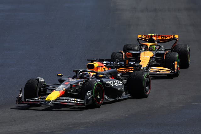 <p>Max Verstappen and Lando Norris collided during Sunday’s Austrian Grand Prix  </p>