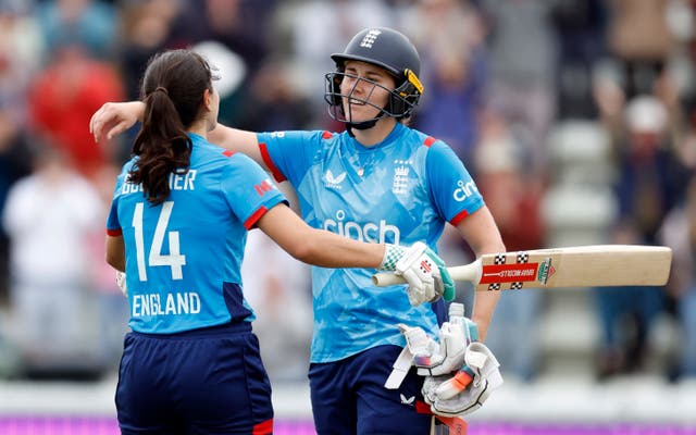 <p>Maia Bouchier’s century helped England to a superb win </p>