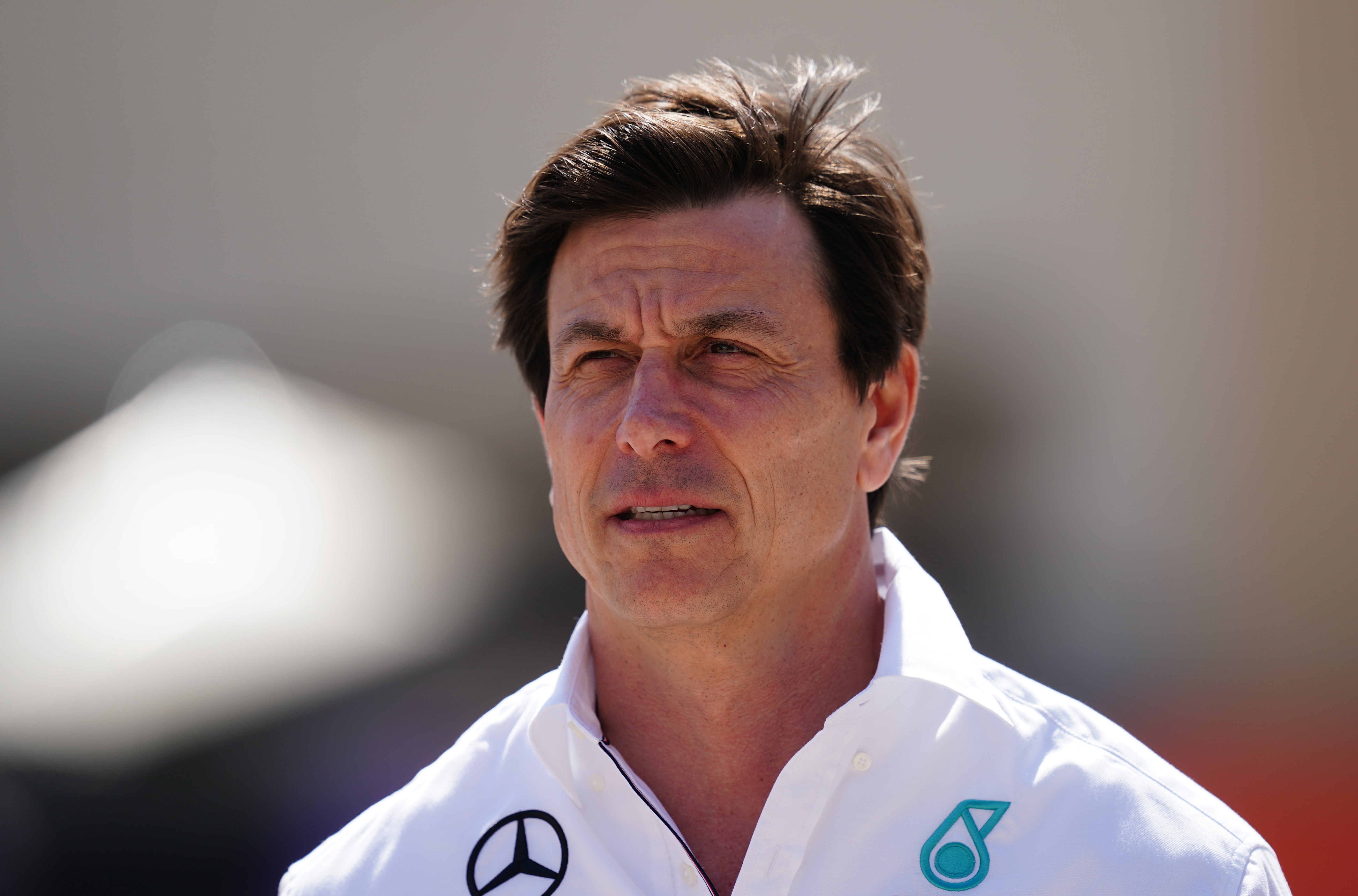 Toto Wolff said he was “embarrassed” by his radio message to George Russell (David Davies/PA)
