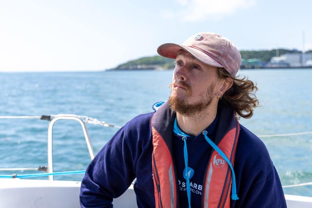 Craig Wood is aiming to be the first triple amputee to sail across the Pacific Ocean non-stop, solo and unsupported (Gareth Davies/PA)