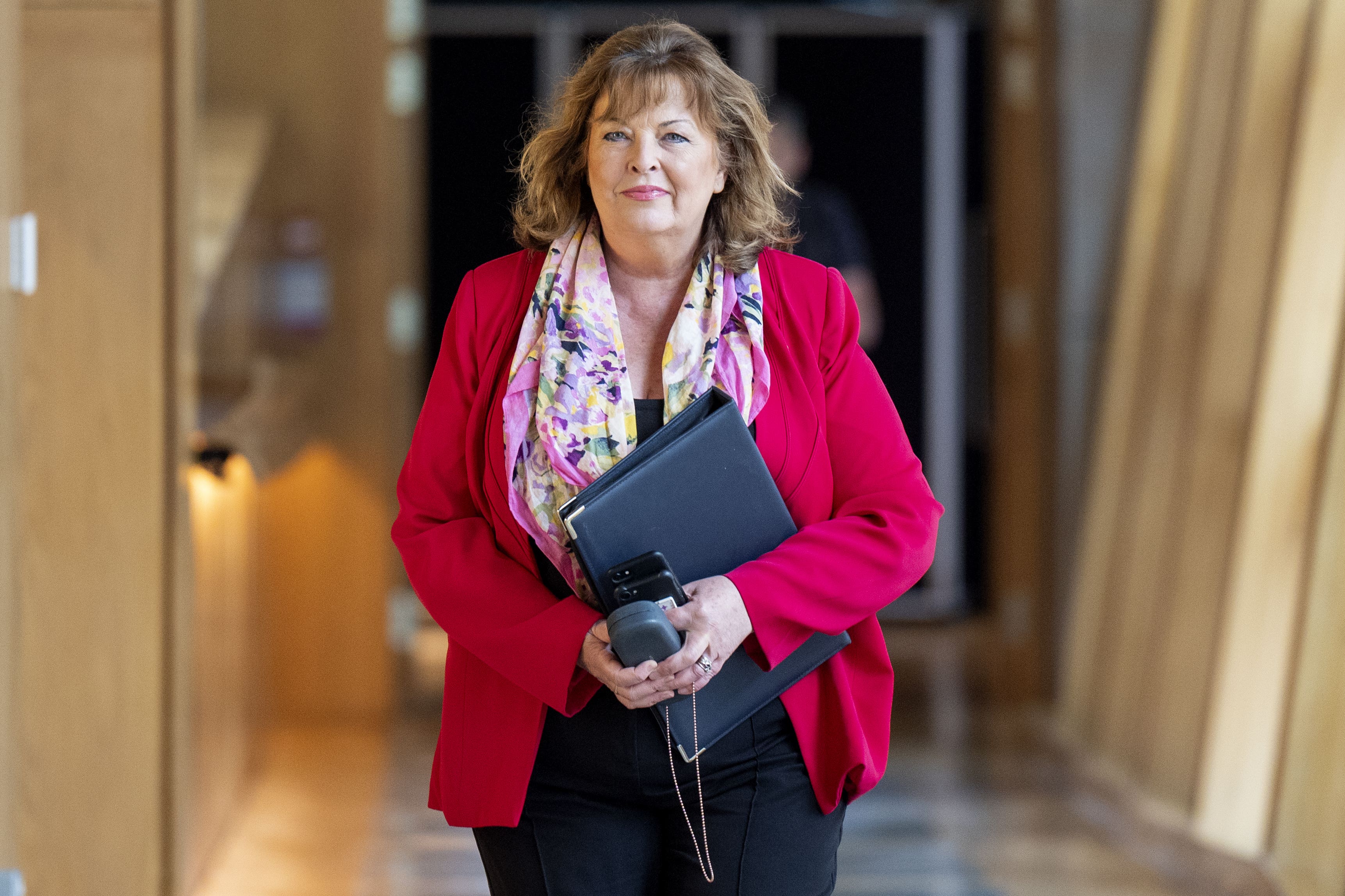 Fiona Hyslop MSP, pictured in the Scottish Parliament. (Jane Barlow/PA)