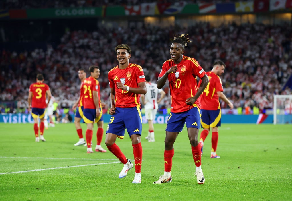 nico williams, spain football, euro 2024, lamine yamal, goals, assists and perfect passing - nico williams is the consistent star spain have been searching for