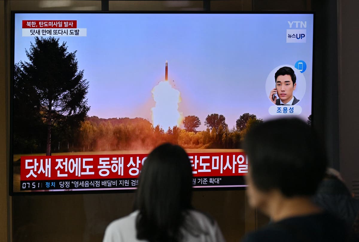 North Korea tests ballistic missiles in response to US-South Korea-Japan military drill