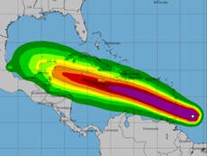 Flight cancellations as Hurricane Beryl heads to the Caribbean
