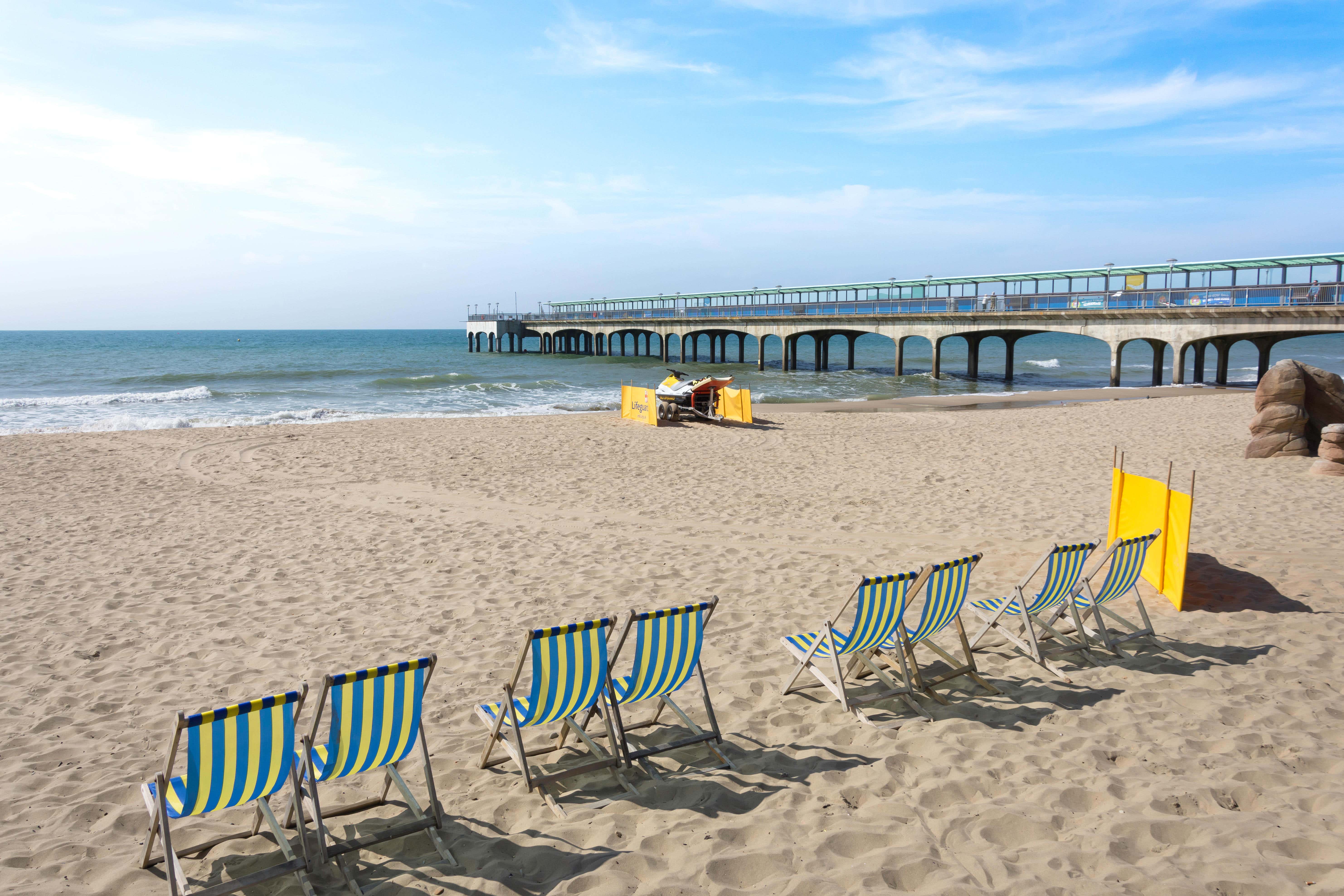 Bournemouth is home to seven miles of golden sand