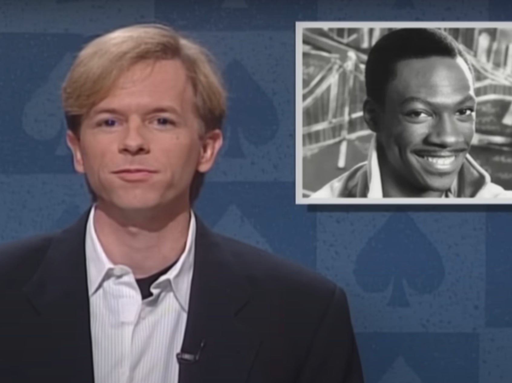 eddie murphy, david spade, saturday night live, eddie murphy says controversial snl joke about his career ‘was racist’