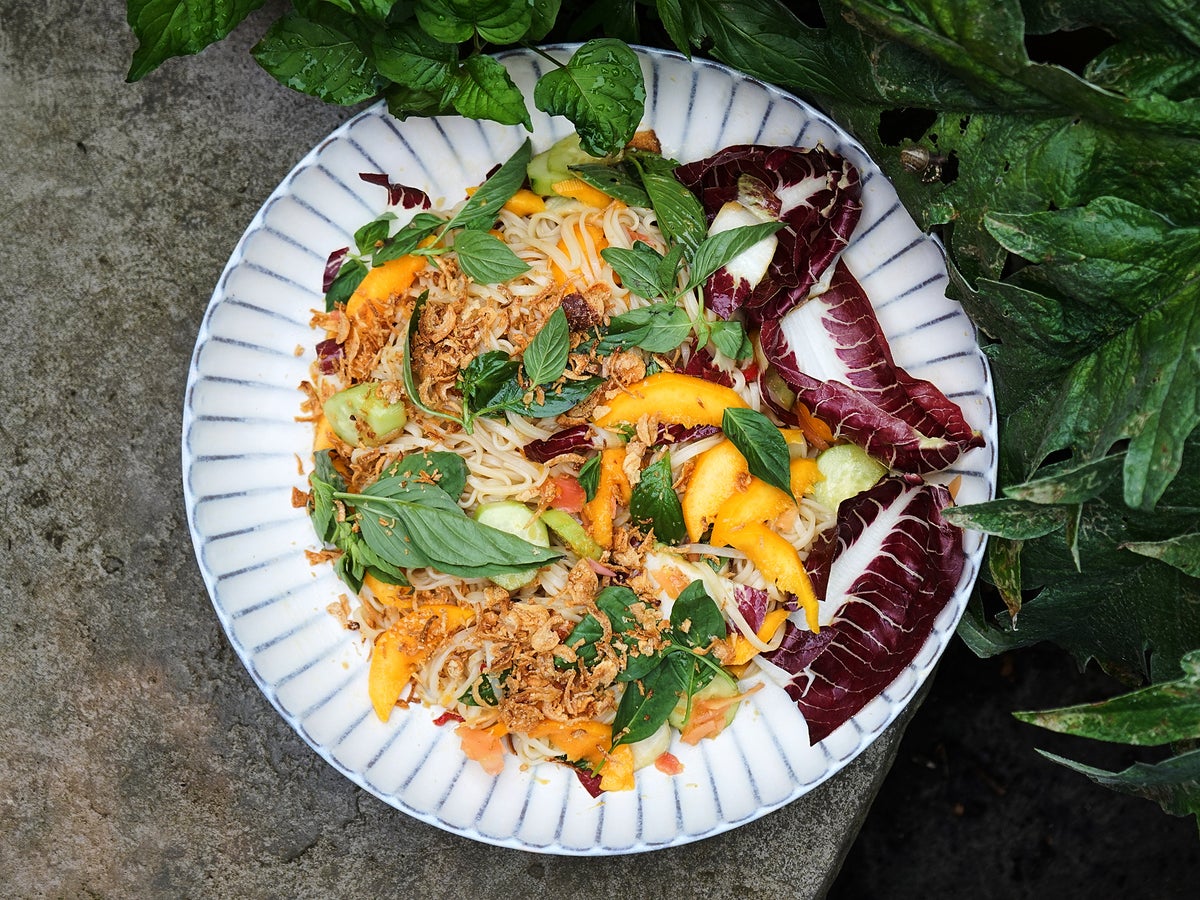 Forget potato salad: This rice noodle and mango salad is the perfect BBQ side dish