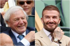 From David Attenborough to David Beckham: Who’s who in the Royal Box on Wimbledon day one?