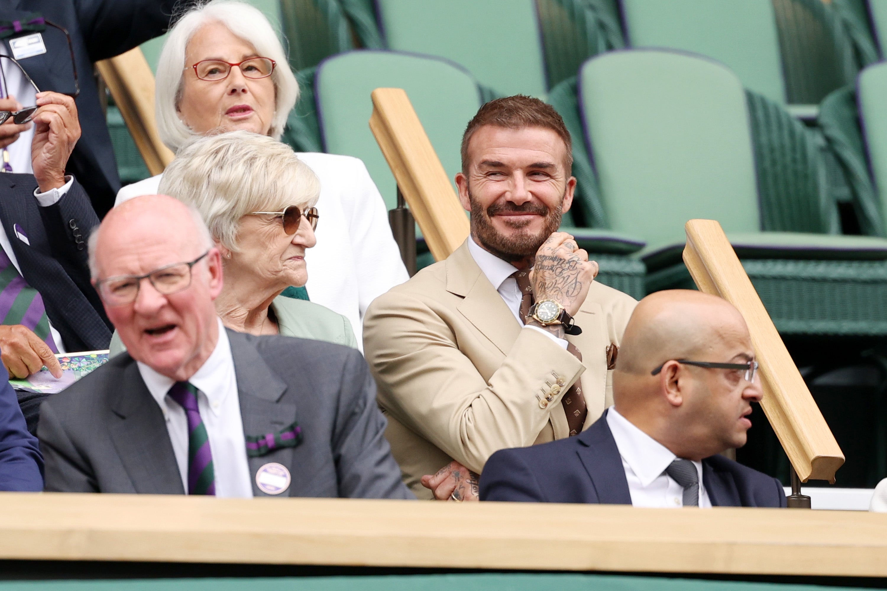 Beckham at Wimbledon 2023