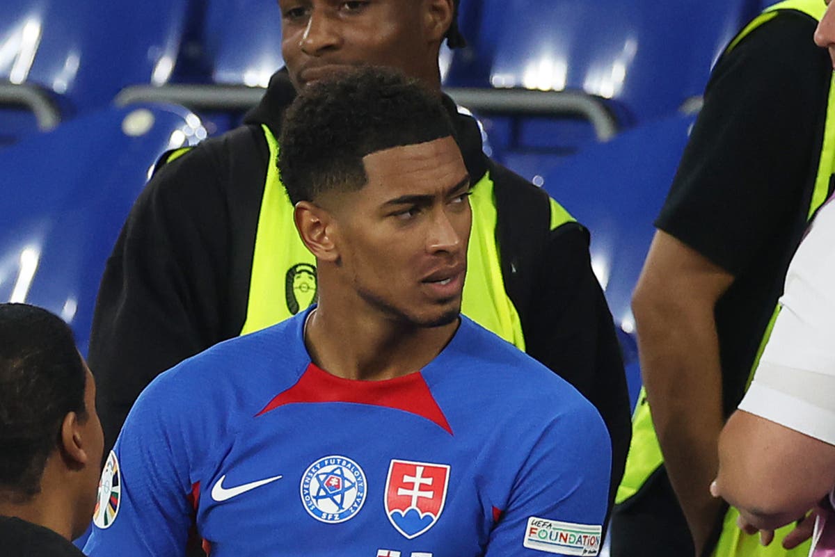 Jude Bellingham explains &lsquo;joke gesture&rsquo; caught on camera during England celebrations