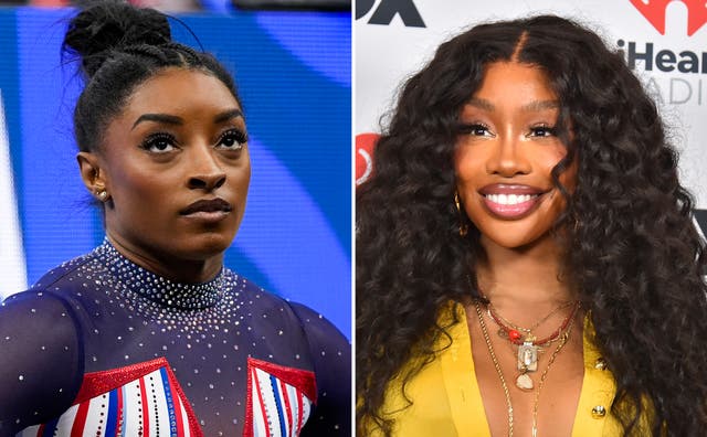 GYM-Simone Biles-SZA