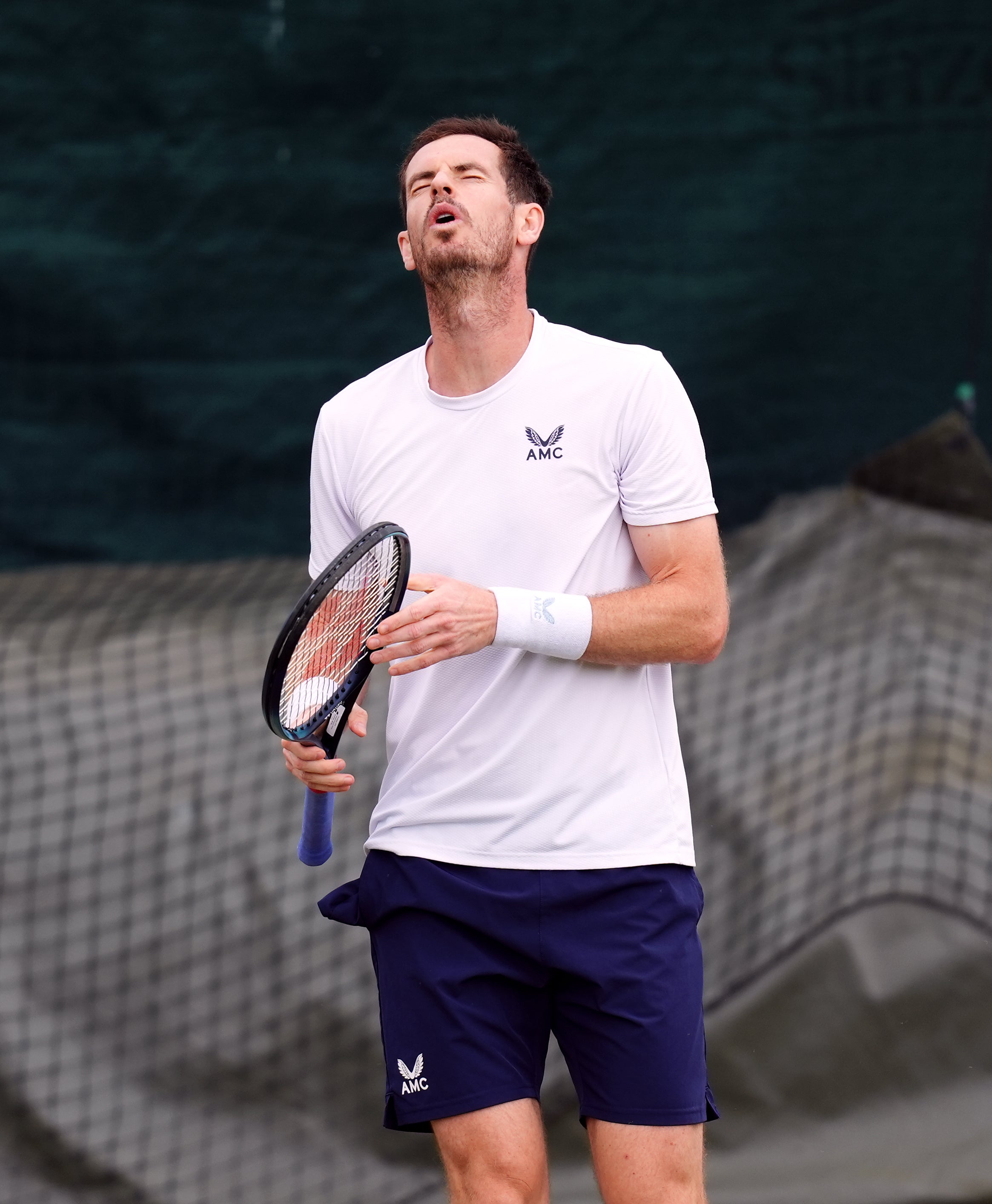 pa ready, andy murray, wimbledon, kyle edmund, british, all england club, centre court, bolton, fred perry, andy murray shows signs of improvement as he prepares to make wimbledon decision