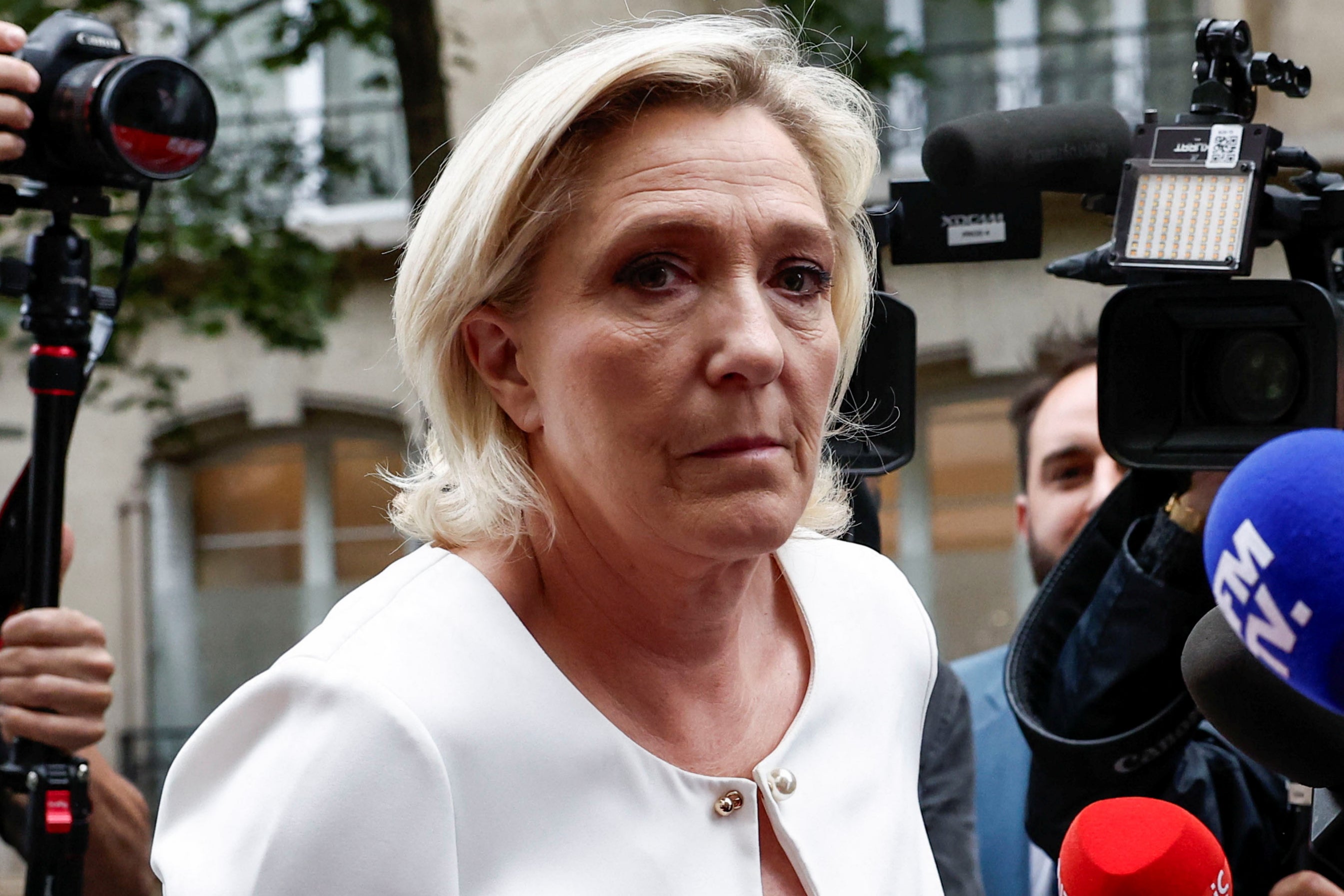Le Pen’s party has topped the poll in France