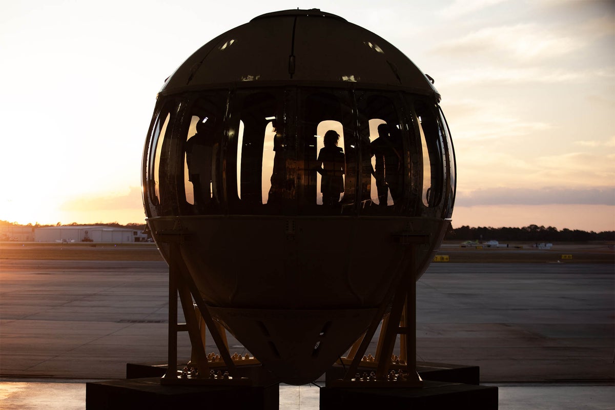 Thrill seekers can now travel to space in a giant hot air balloon for £100,000