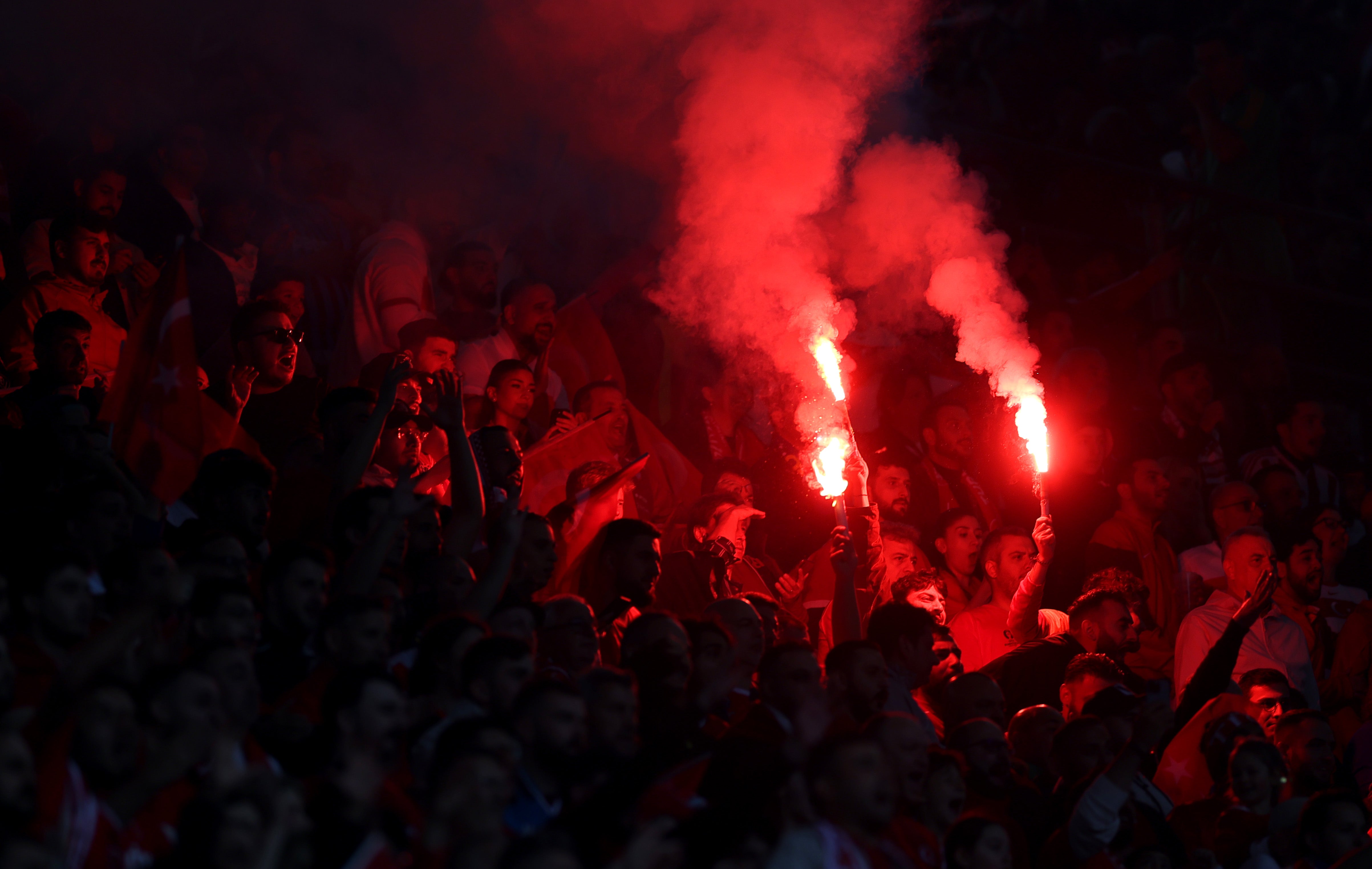 Uefa has fined 22 nations for actions by fans at Euro 2024, including fireworks