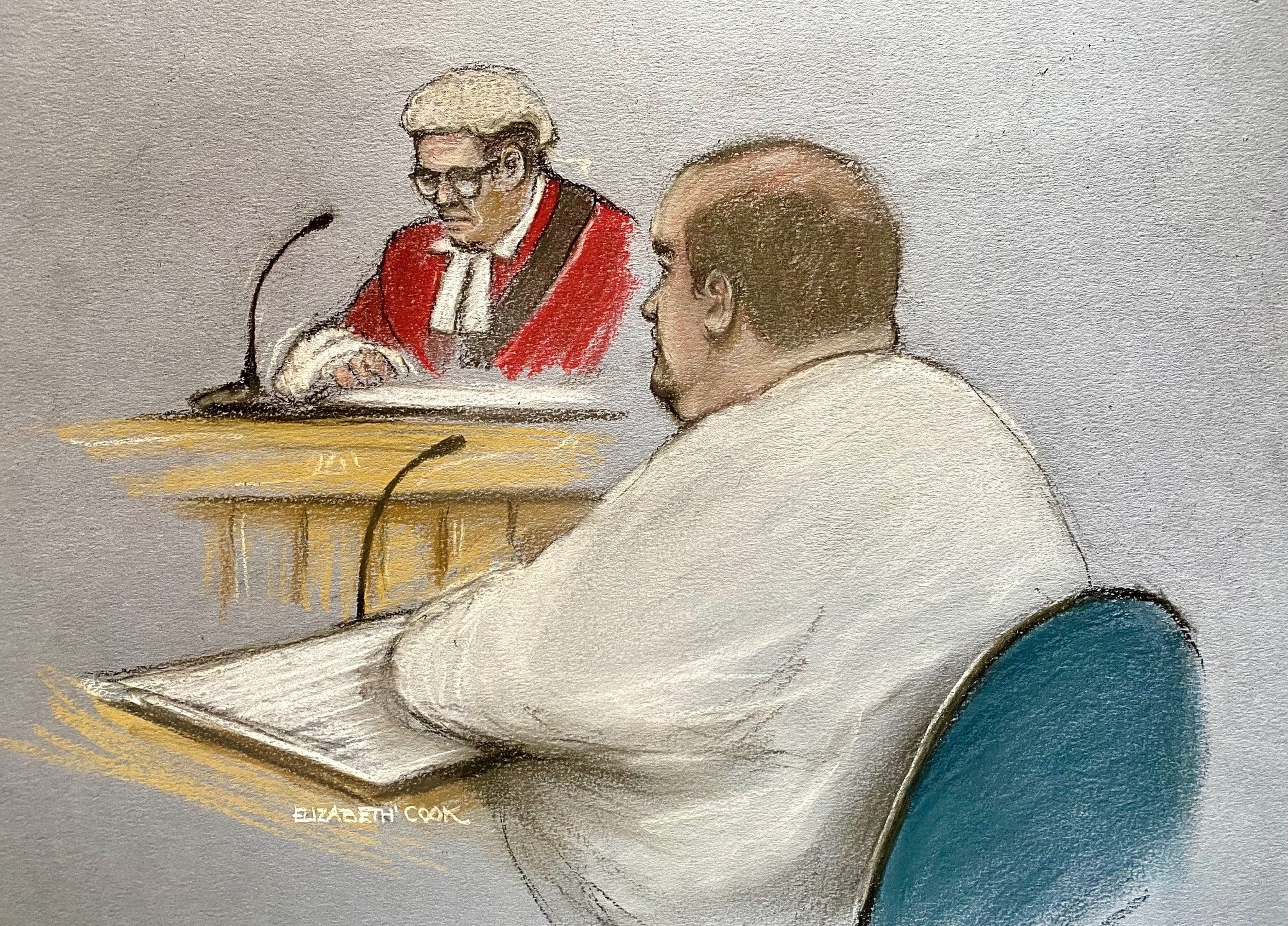 Plumb previously told jurors his messages were ‘just chatting’ and ‘fantasy’ (Elizabeth Cook/PA)