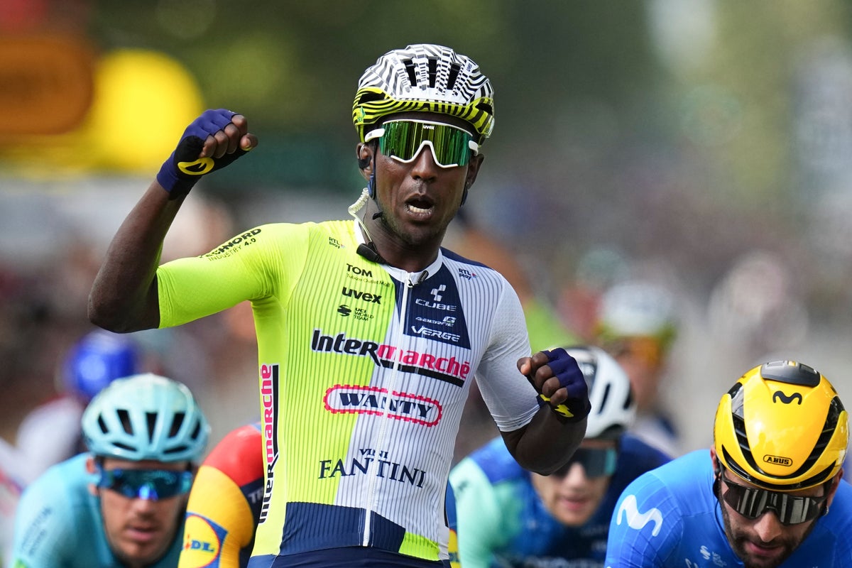Biniam Girmay makes history as first black African to win a Tour de France stage