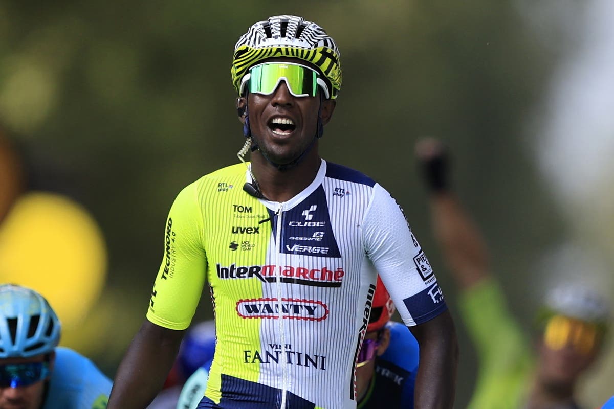 Biniam Girmay makes history as first black African to win a Tour de France stage