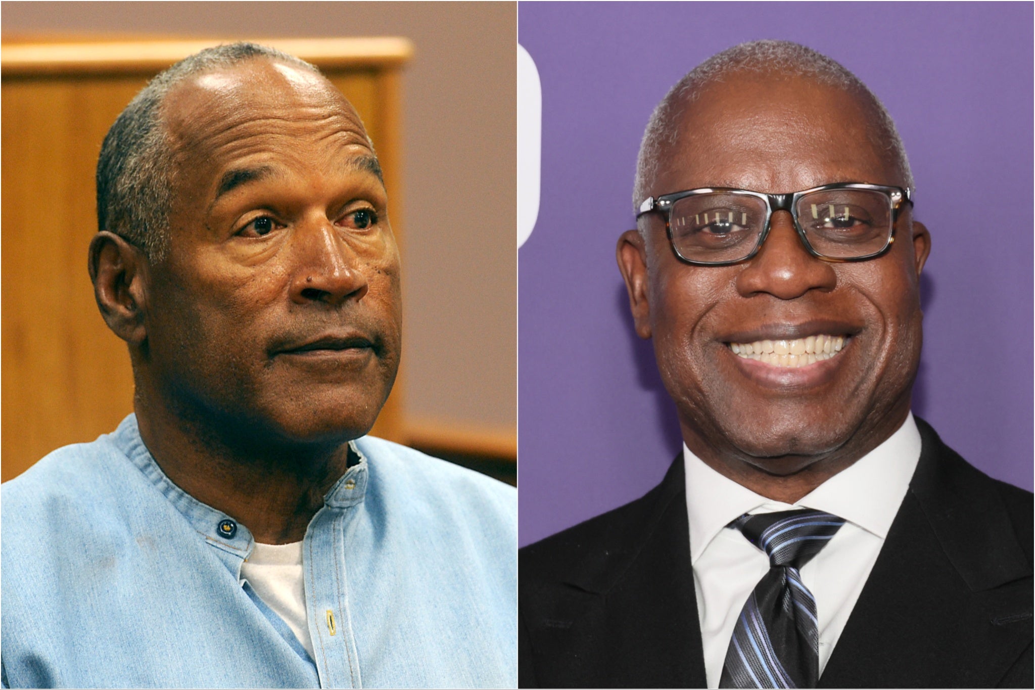 OJ Simpson (left) was included in the BET Awards’ In Memoriam segment while Andre Braugher was notably absent