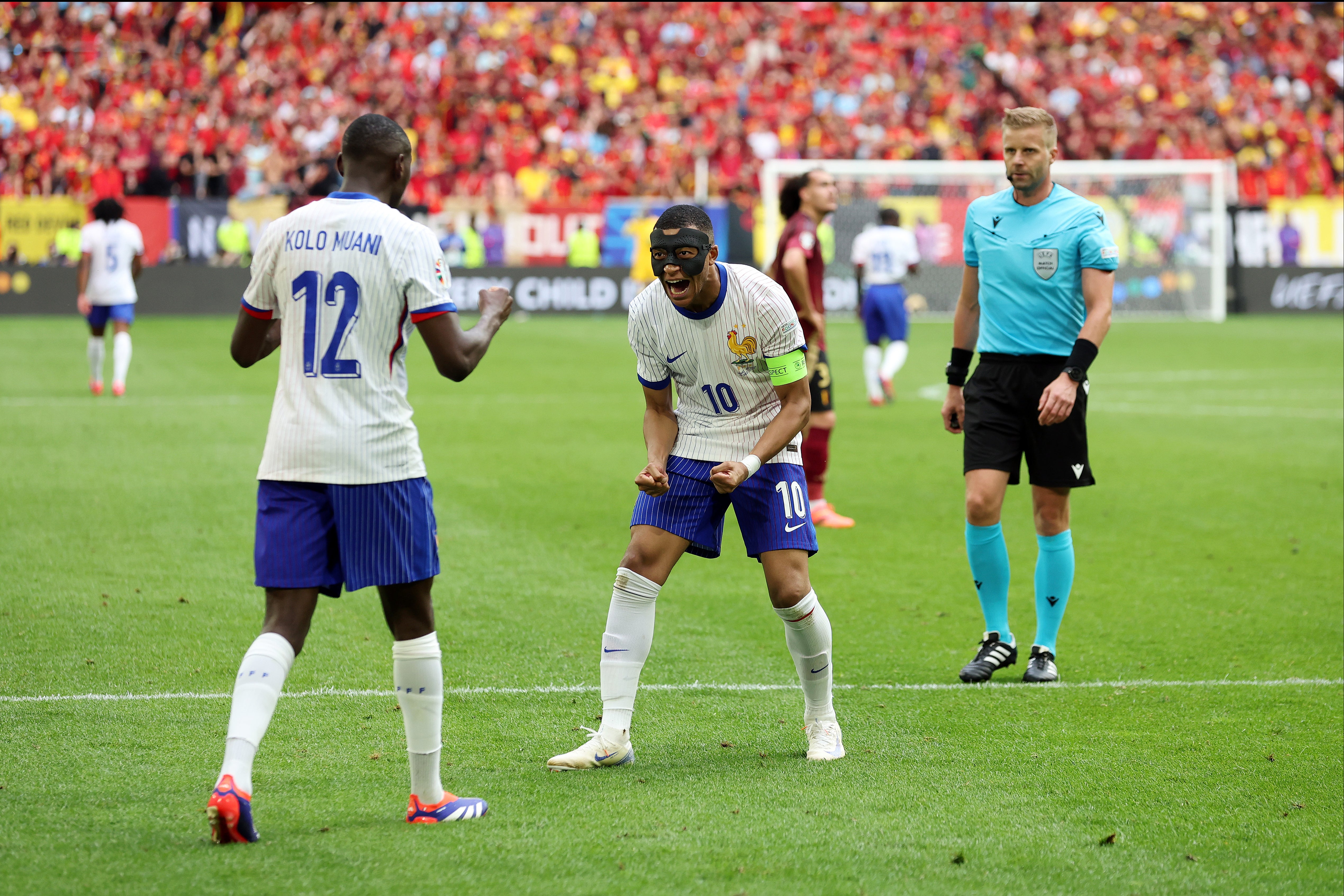 France pushed past Belgium with a narrow 1-0 win in the Round of 16