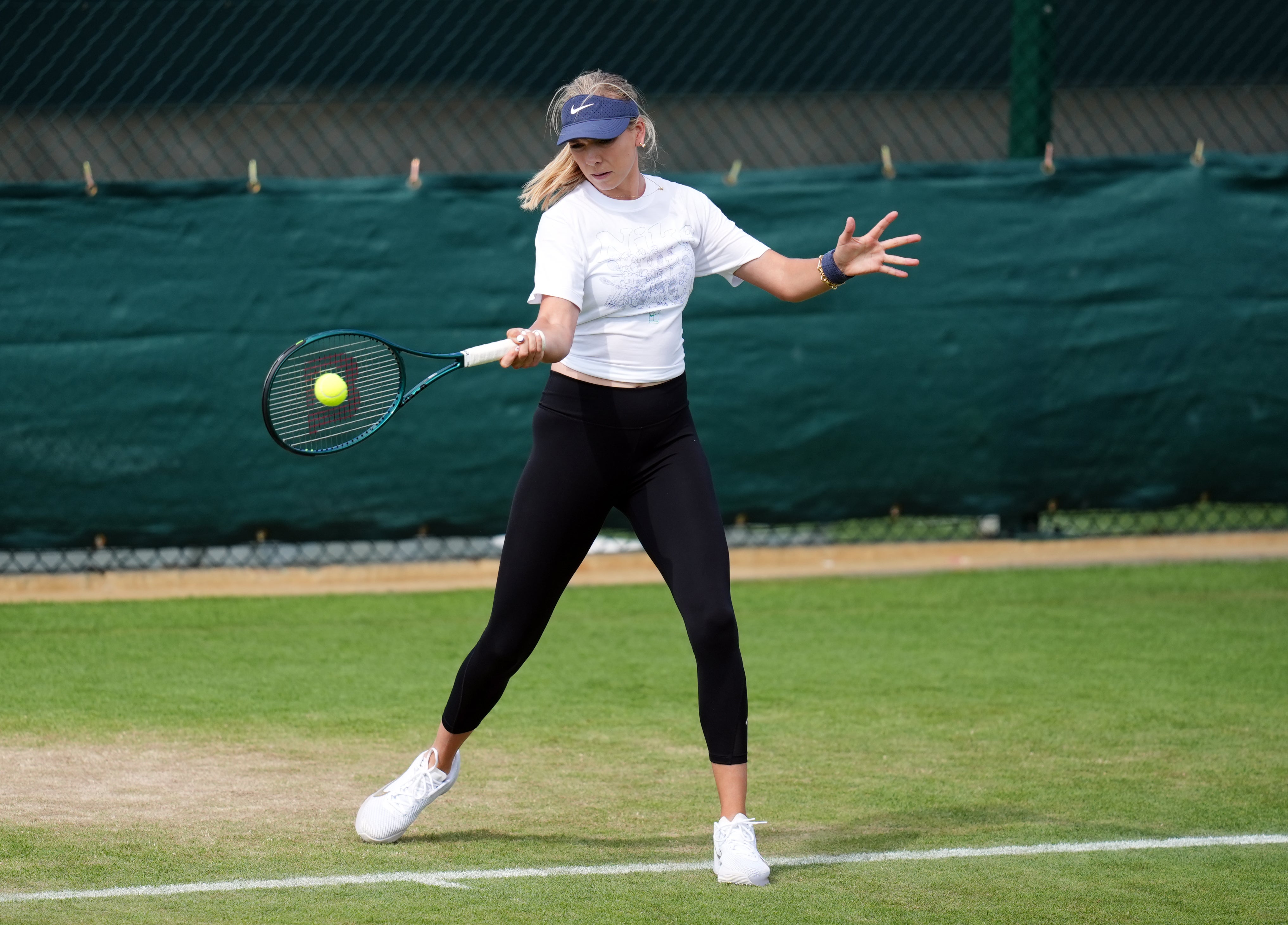 Katie Boulter is a seed at Wimbledon for the first time (John Walton/PA)
