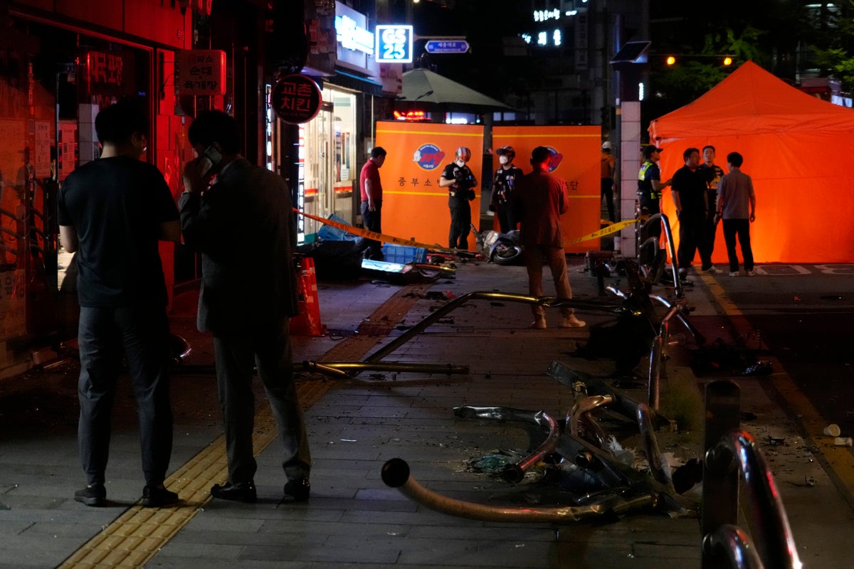 Police give update on driver involved in Seoul car crash that killed nine