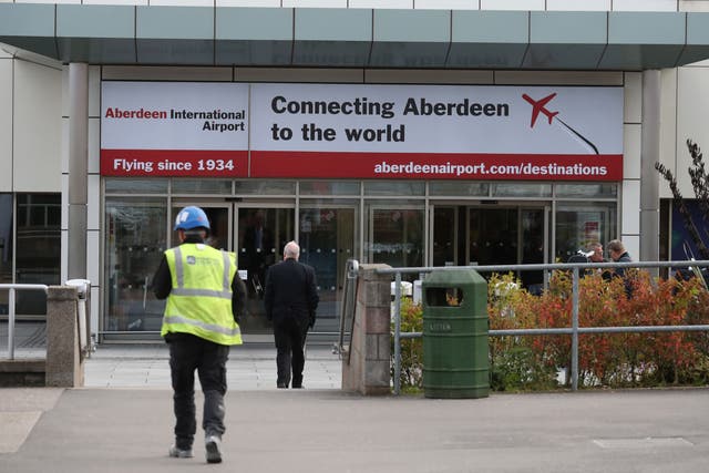 A general view of Aberdeen International Airport (PA)