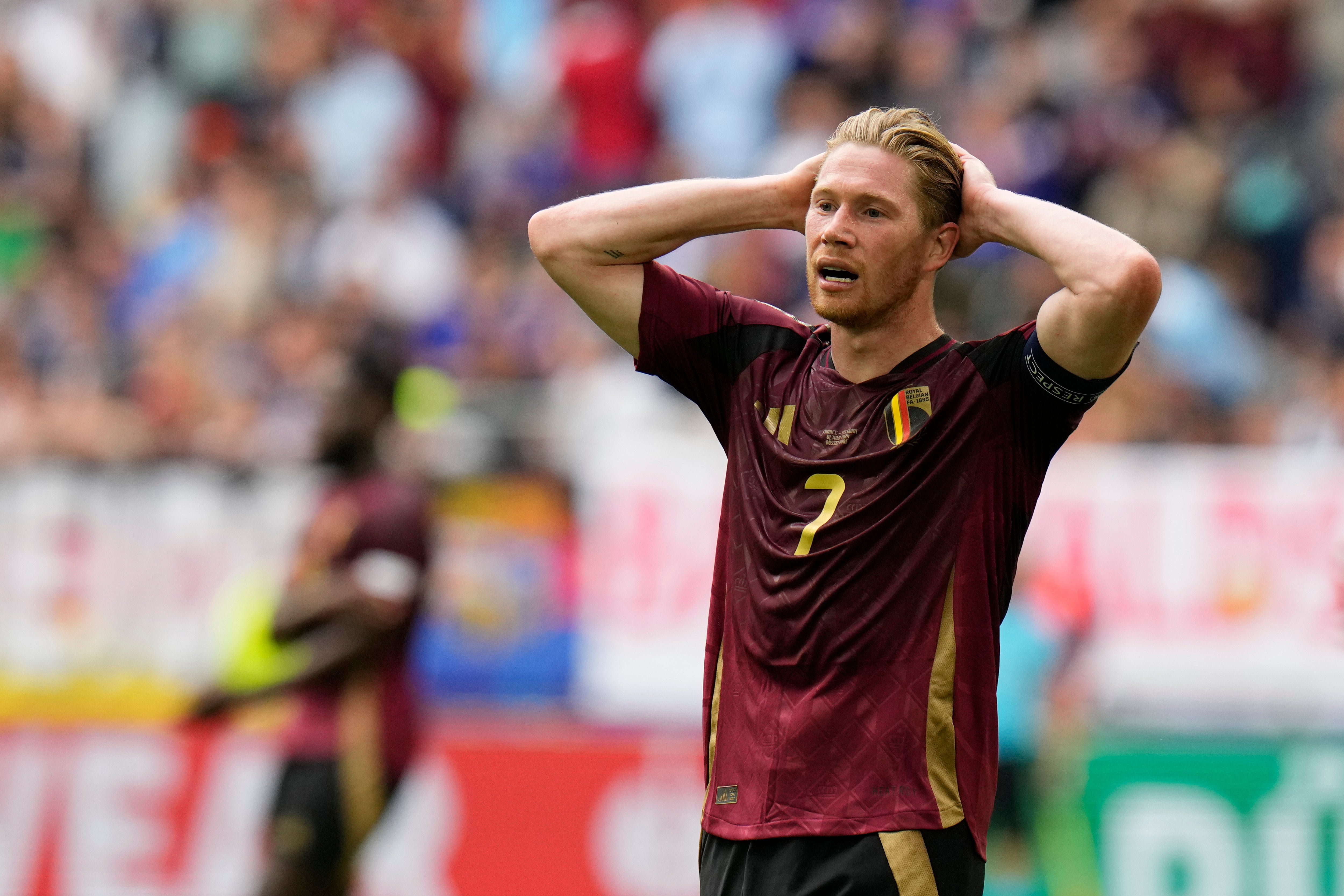 Kevin De Bruyne was not pleased with the questions after Belgium’s defeat